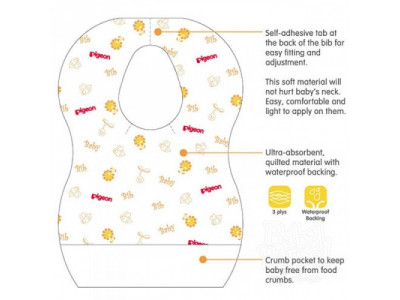 Pigeon Disposal Bibs (Pack of 20)