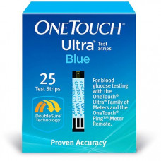 One Touch Ultra Glucometer Strips (Pack of 25)