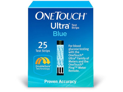 One Touch Ultra Glucometer Strips (Pack of 25)