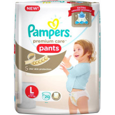 Pampers Premlum Care Pants Large Diapers (Pack of 20)