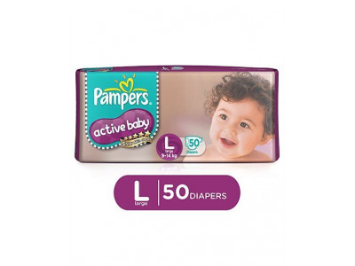 Pamper Active Baby New Born Diapers (Pack of 24)