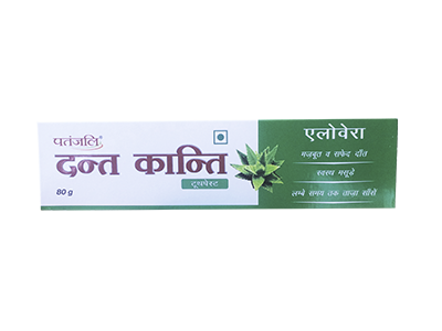 Patanjali Dant Kanti Aloevera Gel Toothpaste -  80 gms 