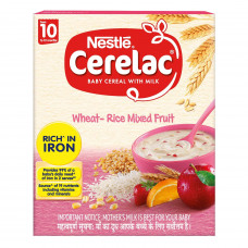 Cerelac Wheat Rice Mix Fruit Poshan  Powder 300 gms