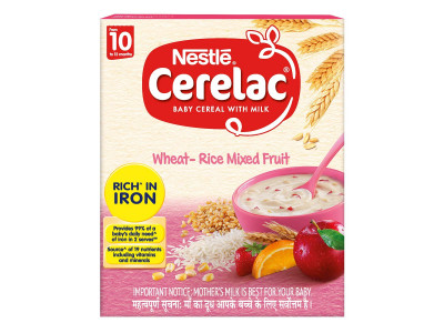 Cerelac Wheat Rice Mix Fruit Poshan  Powder 300 gms