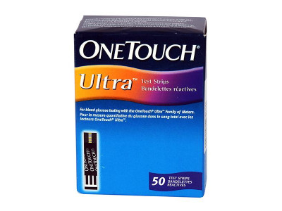 One Touch Ultra Glucometer Strips (Pack of 50)