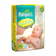 Pampers New Baby Diapers (Pack of 72)