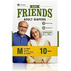 Friends Adult Diapers Medium (Pack of 10)