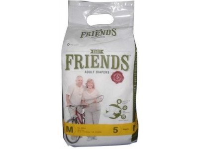 Friends Adult Diapers Medium (Pack of 5)