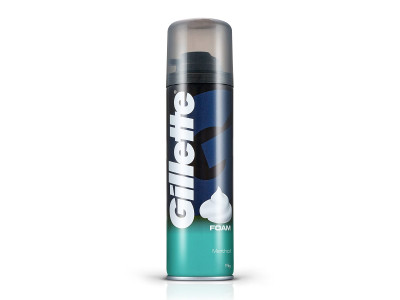 Gillette Menthol Shaving Foam 196g