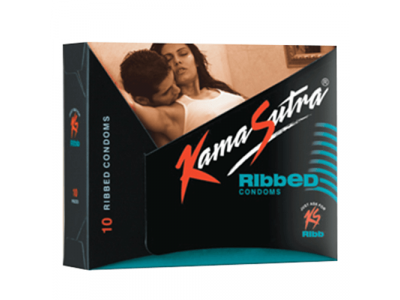 Kamasutra Ribbed Condoms (Pack of 12)