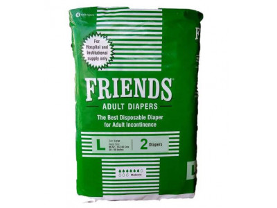 Friends Adult Diapers Large (Pack of 2)