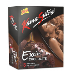 Kamasutra Excite Chocolate Condoms-3 nos 