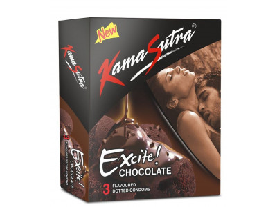 Kamasutra Excite Chocolate Condoms-3 nos 