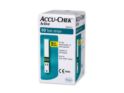 Accu-chek Active Glucose Strips (Pack of 10)