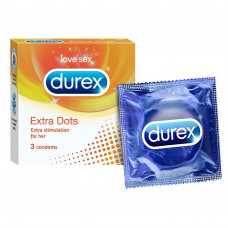 Durex Extra Dots Condoms (Pack of 3)