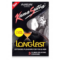 Kamasutra Longlast Pleasure Condoms (Pack of 3)