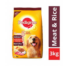 Pedigree With Meat and Rice - 3 kg