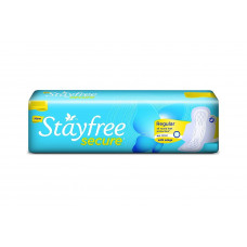 J&J Stayfree Secure Sanitary Pads (Pack of 8)