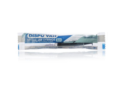 Dispovan Single Use Syringe 5 ml