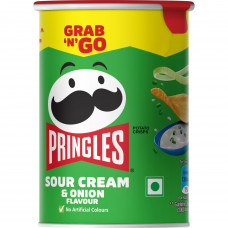 Pringles Sour Cream & Onion Potato Crisps 40 Gm Pringles Sour Cream & Onion Potato Crisps 40 Gm