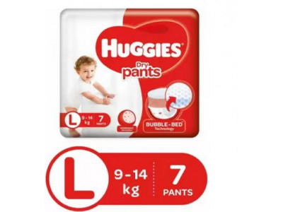 Huggies Dry Pant Large Diaper (Pack of 7)