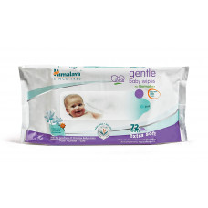 Himalaya Gentle Baby Wipes Extra Soft (Pack of 72)