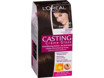 L'Oréal Paris Casting Creme Gloss 400 Dark Brown 87.5 g + 72 ml