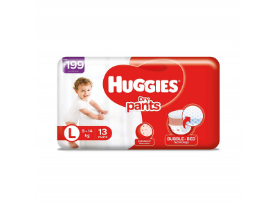 Huggies Dry Pant Large Diaper (Pack of 13)