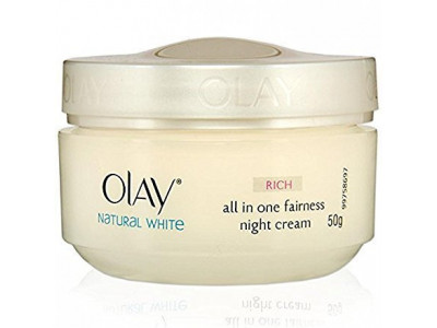 Olay Natural White Healthy Fairness Night Cream - 50 gm