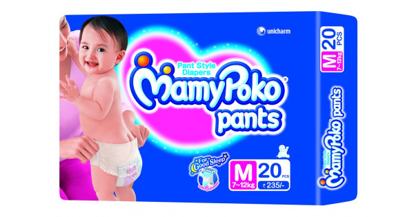 Mamypoko Pants Extra Dry Larged-sized Disposable Baby Diapers 38pcs