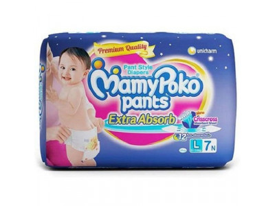 Mamy Poko Pants Large Diapers (Pack of 7)