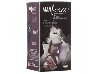 Manforce Extra Dotted Chocolate Condoms (Pack of 20)