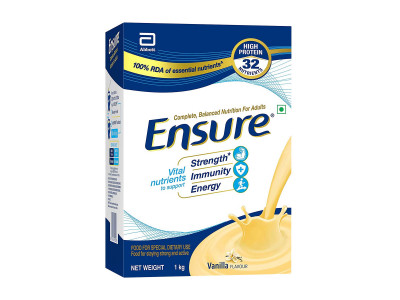 Ensure Complete, Balanced Nutrition Drink for Adults with Nutri – Strength Complex (Vanilla Flavour) – 1 kg Ensure Complete, Balanced Nutrition Drink for Adults with Nutri – Strength Complex (Vanilla Flavour) – 1 kg