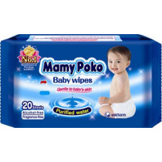 Mamy Poko Baby Wipes (20 Pulls)