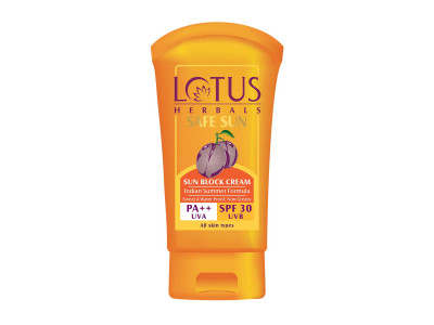 Lotus Spf-30 Uvb Sun Block Cream 50 gm