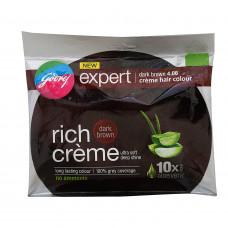 Godrej Expert Dark Brown 4.06 Creme Hair Colour 20 gm 1nos