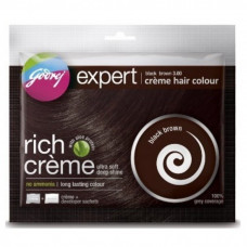 Godrej Expert Black Brown 3.00 Creme Hair Colour 20 gm - 1 nos.