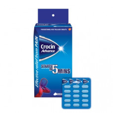 Crocin Advance 500 mg Tab (Pack-15)
