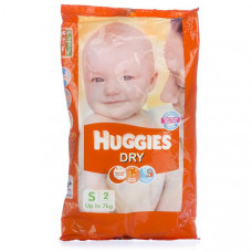 Huggies Dry Diapers Small - 2 nos