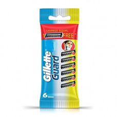 Gillette Guard Shaving Razor Blades (Pack of 6)