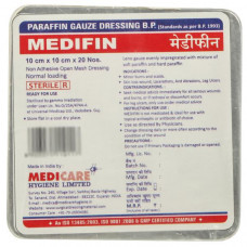 Medicare Medifin Gauze  10 Cm*10 Cm - 20 nos