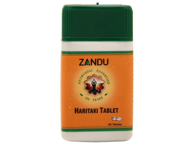 Zandu Haritaki (Harde) Tab - 40 nos