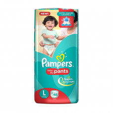 Pampers Dry Pants Large 9-14 kg Diapers (Pack of 42)