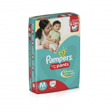 Pampers Dry Pants Medium Diapers (Pack of 56)