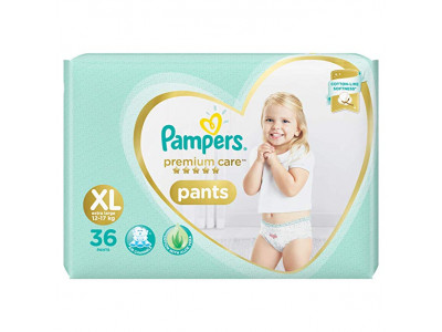 Pampers Premlum Care Pants XL Diapers (Pack of 36)