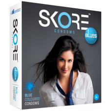 Skore Blue Condoms (Pack of 3)