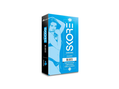 Skore Blue Condoms (Pack of 10)