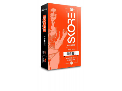 Skore Orange Condoms (Pack of 10)