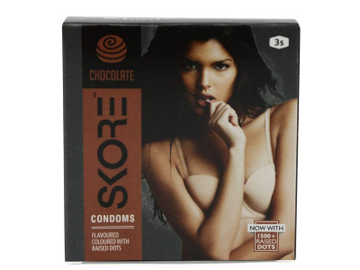 Skore Chocolate Condoms (Pack of 3)