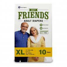 Friends Adult Diapers Xl  (Pack of 10)